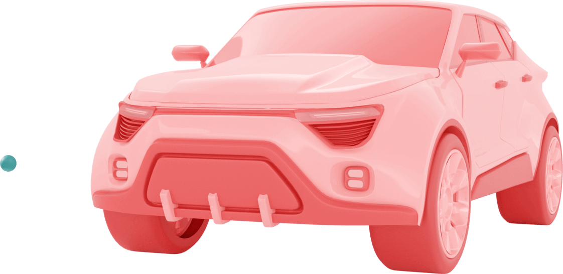 분홍색 자동차